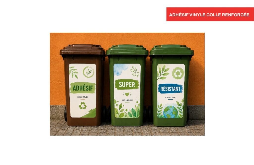 Adhésif Vinyle Colle Renforcée - Autocollant pour conditions difficiles