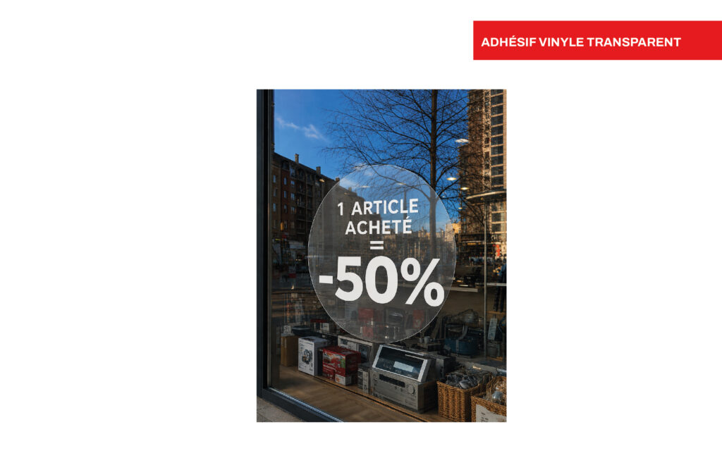 Adhésif Vinyle Transparent