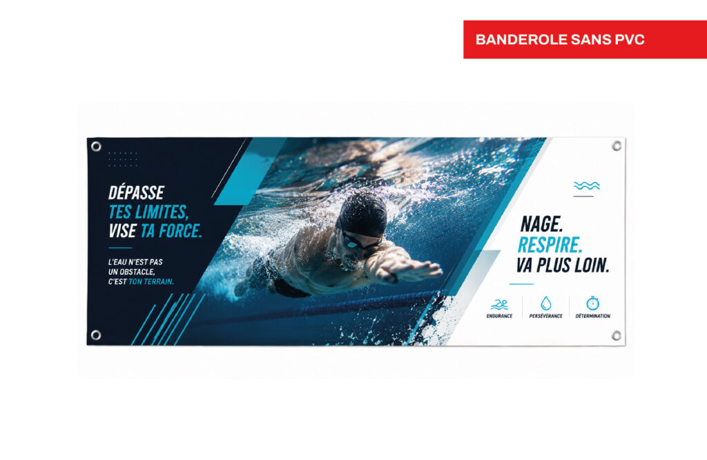 Banderole Sans PVC - Support écologique en polyester