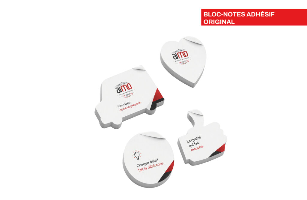 Bloc-notes adhésif original