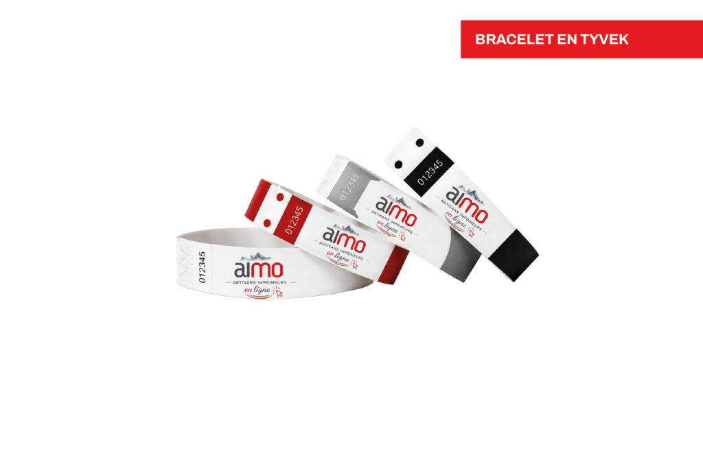Bracelet en tyvek publicitaire