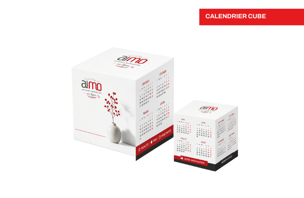 Calendrier cube