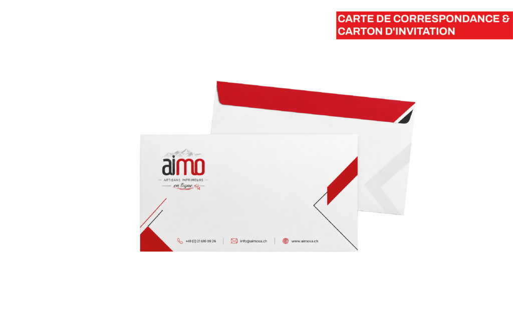 Carte de correspondance & carton d'invitation pas cher