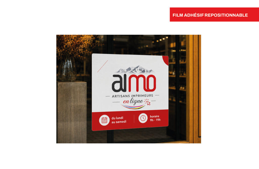 Film Adhésif Repositionnable - Vinyle Micro Ventouse