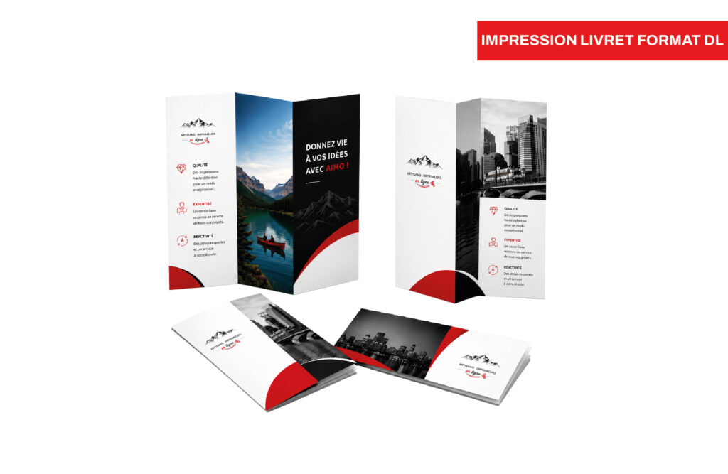 Impression Livret format DL - Brochure & Catalogue
