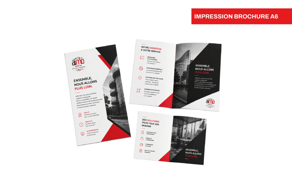 Impression brochure A6 - Livret & Catalogue