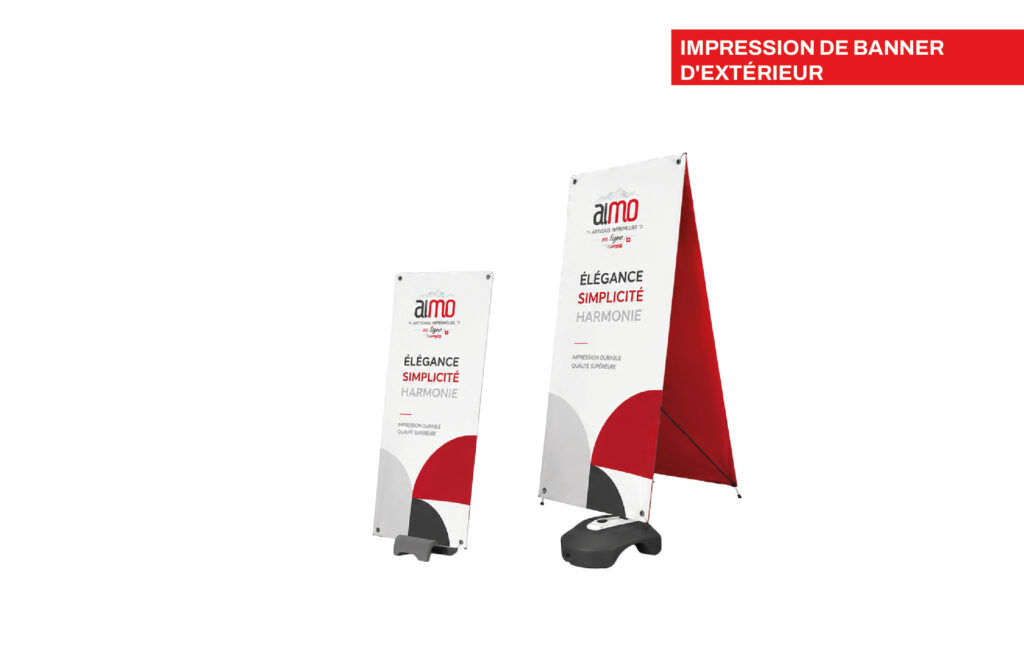 Impression de banner d'extérieur - Structure résistante