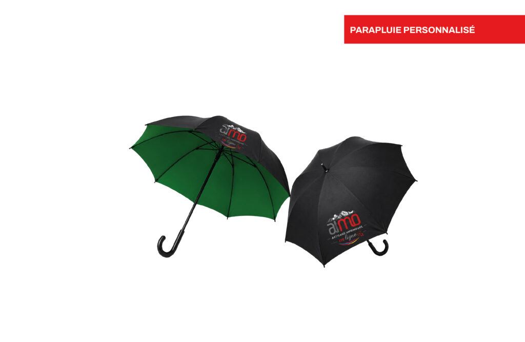 Parapluie personnalisé avec face intérieure colorée