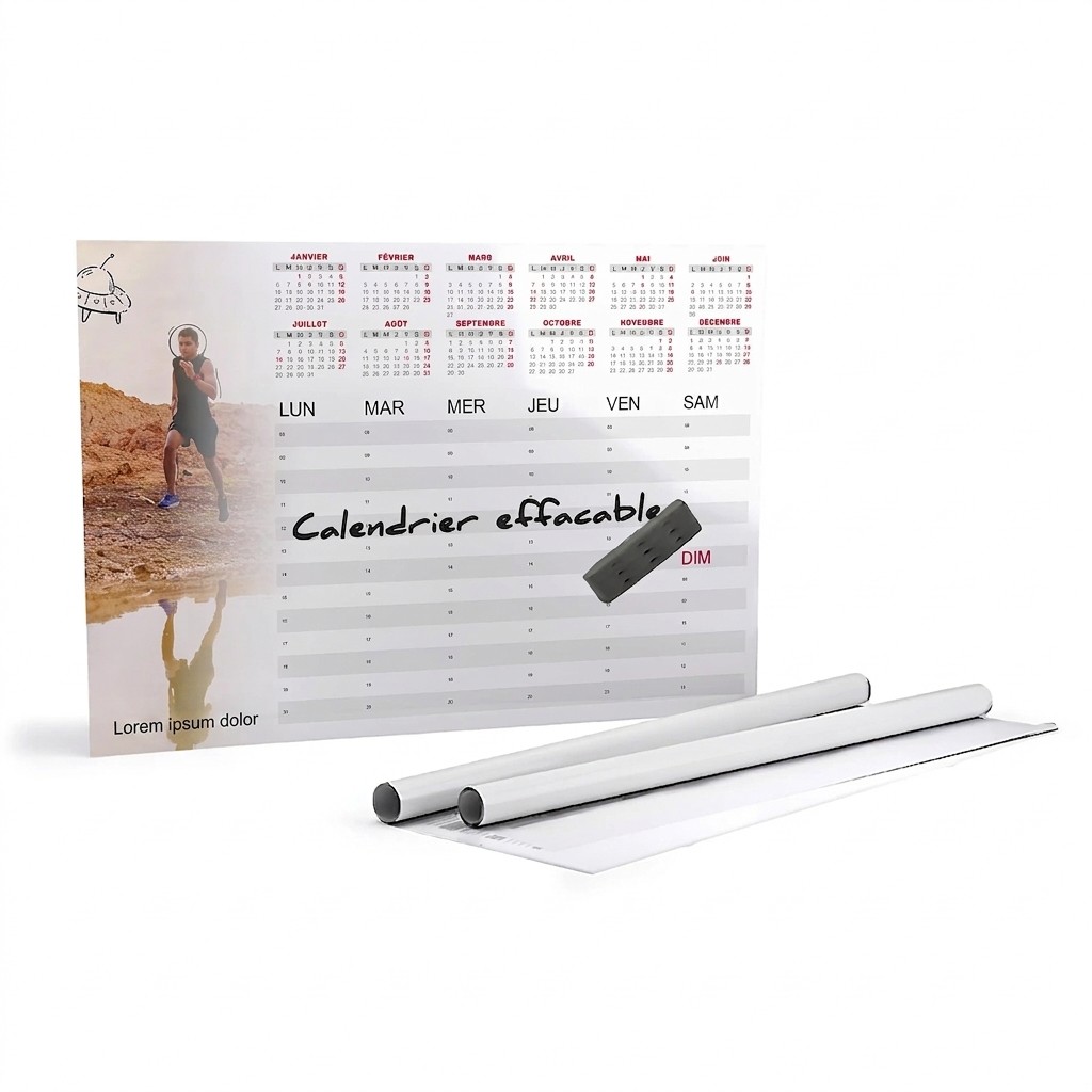 Calendrier Effaçable et inscriptible