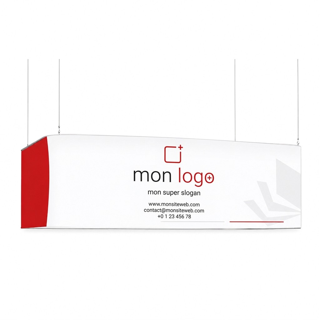 Enseigne suspendue rectangle