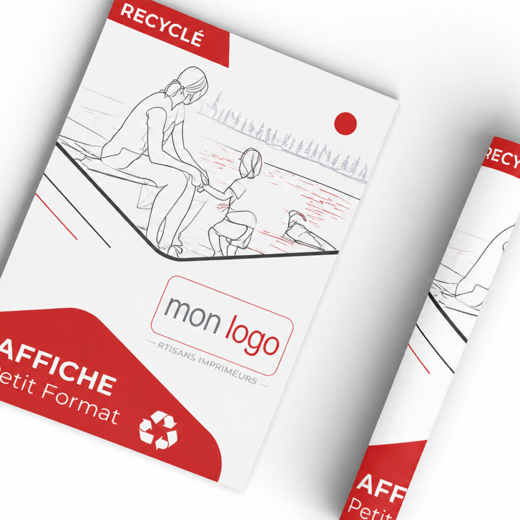 Affiche en papier recyclé & écoresponsable - Impression pas cher