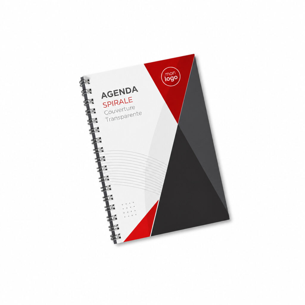 Agenda couverture transparente