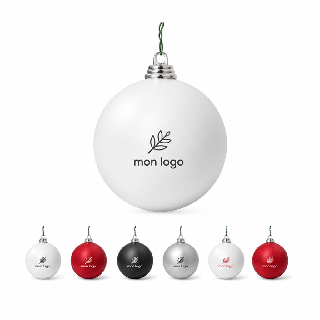 Boule de Noël publicitaire