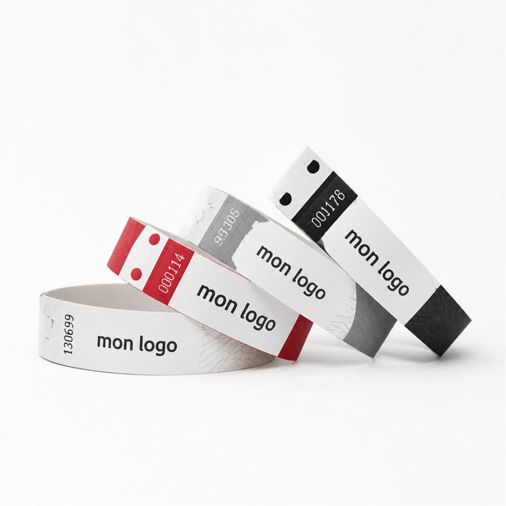 Bracelet en tyvek publicitaire