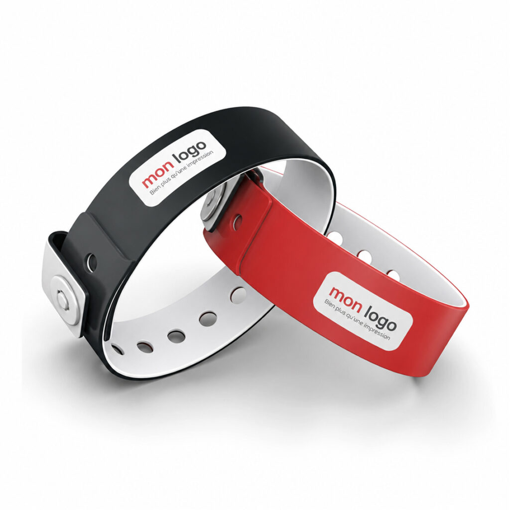 Bracelet publicitaire en vinyle