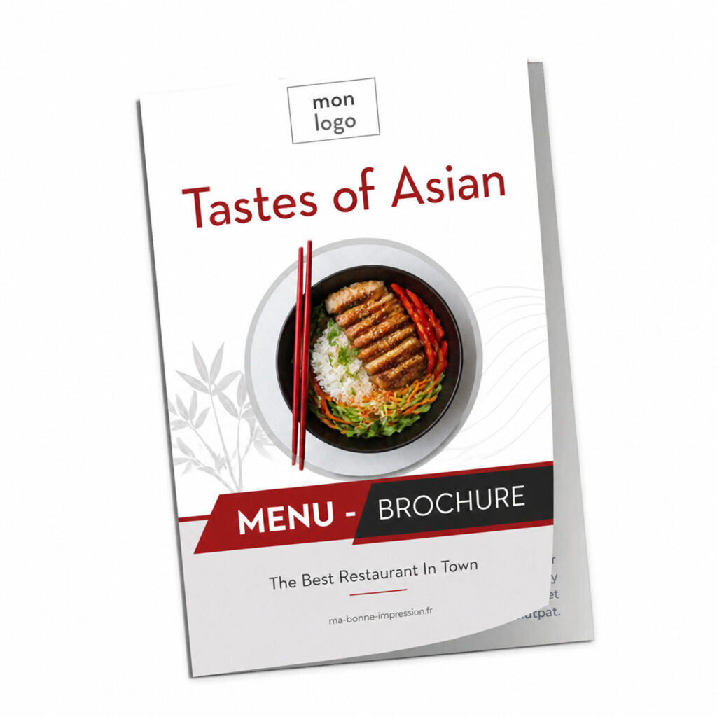 Menu brochure