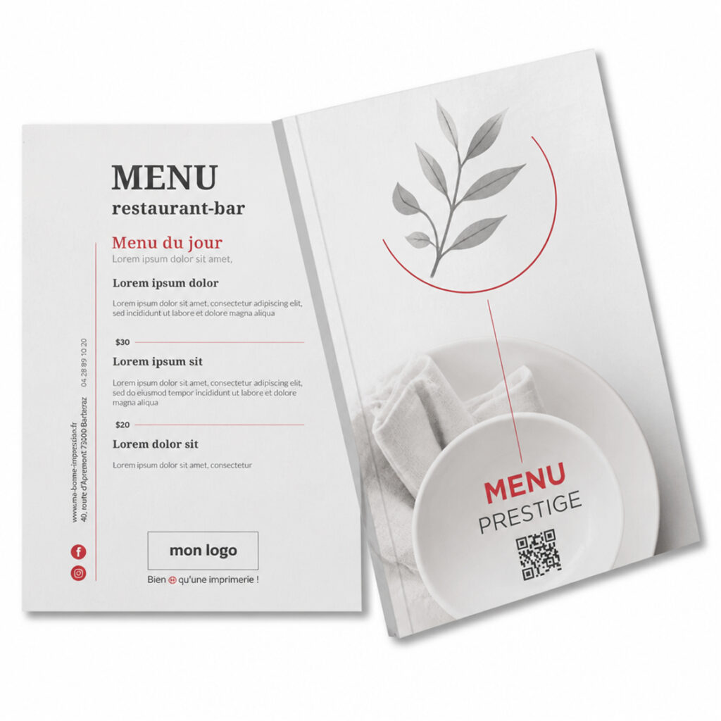 Menu prestige