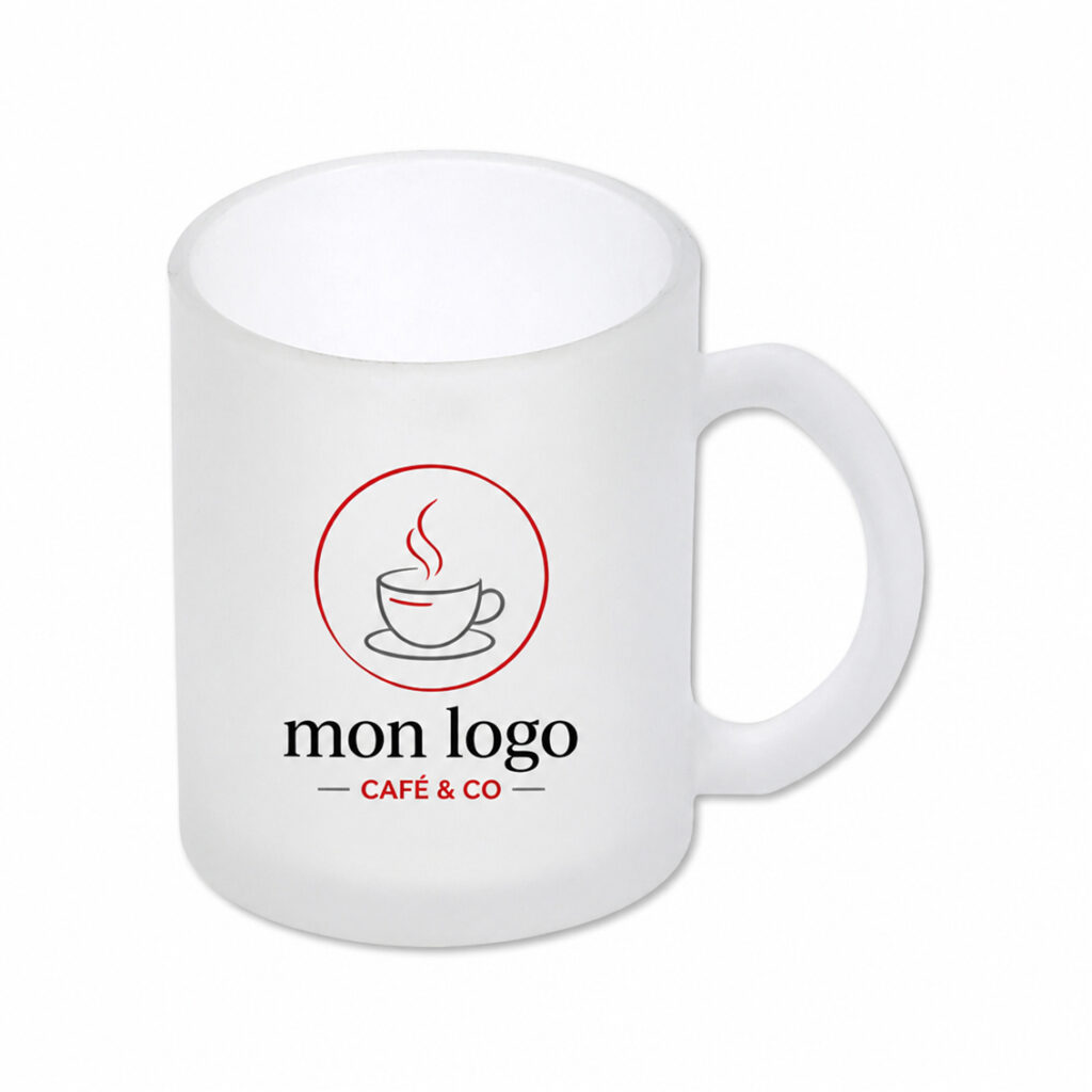 Mug givré personnalisé
