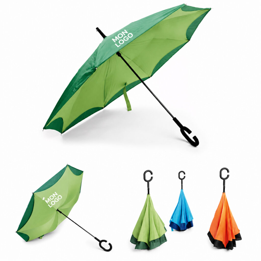 Parapluie avec ouverture inversé personnalisé