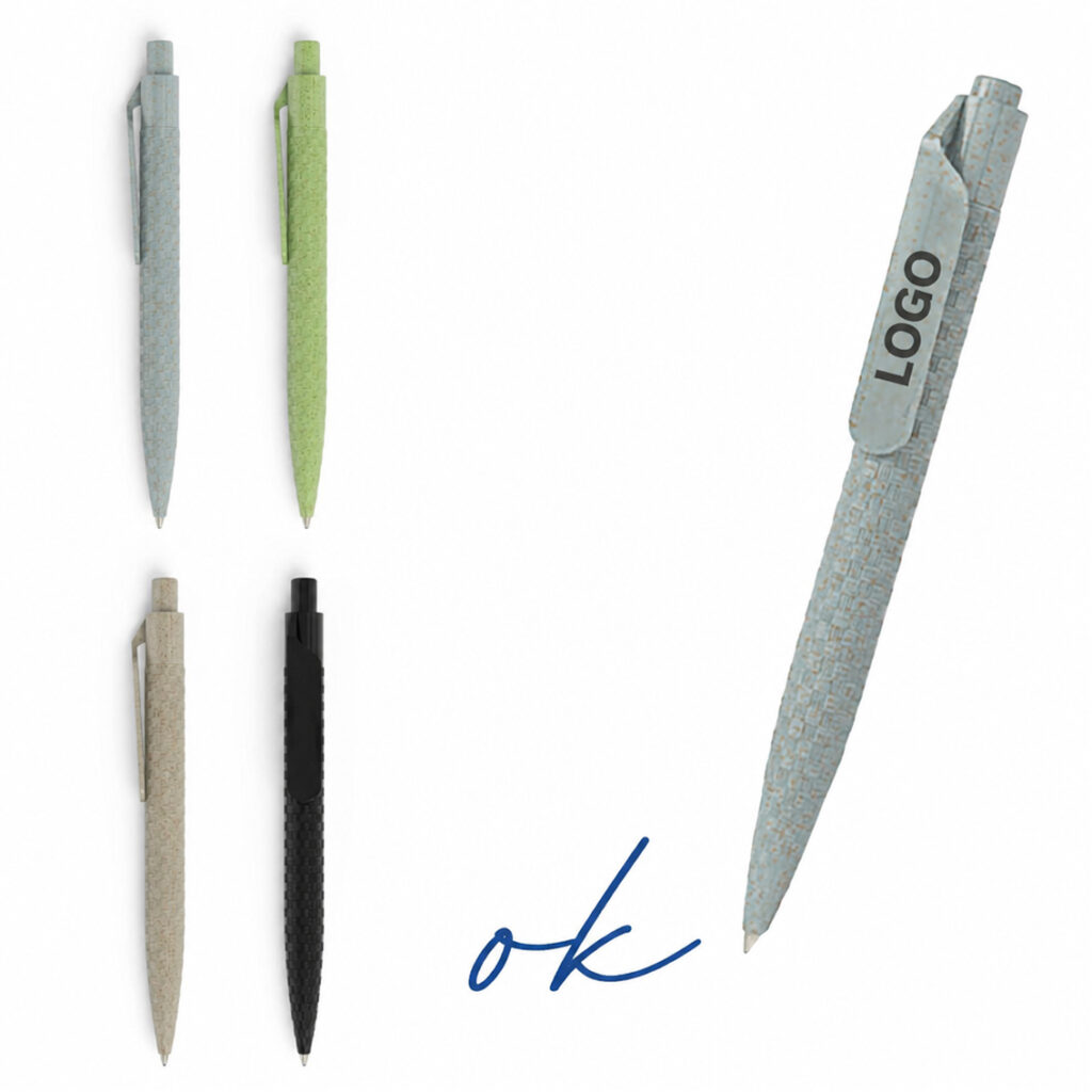 Stylo éco-responsable personnalisé en fibre de blé